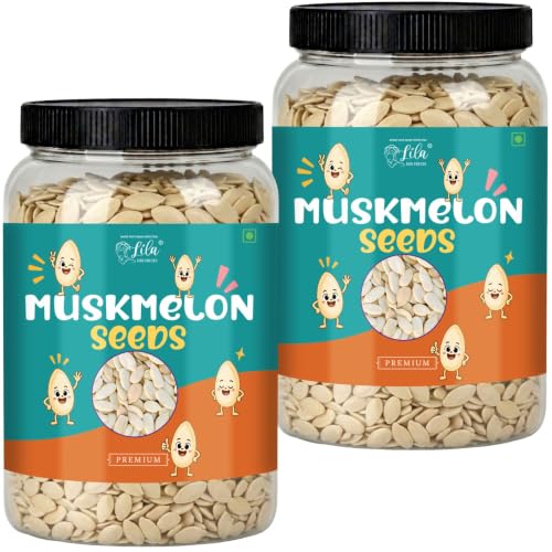 Image of LILA DRY FRUITS Muskmelon Seeds 500 Gmsx 2 Kharbuje Magaj ke Beej for Daily Use Perfect for Gifting