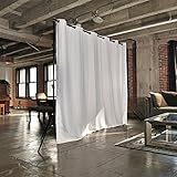 Room/Dividers/Now Freestanding Room Divider Kit - Small A, 8ft Tall x 7ft - 12ft 6in Wide (Natural...