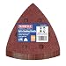 Faithfull ADSS80 Delta Hook and Loop Sanding Sheet (Pack of 25) TR2 90mm P80