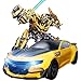 Produktbild Kikioo Rc Bumblebee Drifting Robot mit One Touch Verwandlung Automodelle Fernbedienung Autos Verformungsspielzeug 1:12 Radio Electric Wiederaufladbare Beste Geschenke für Kinder Spaß Zeit Gelb