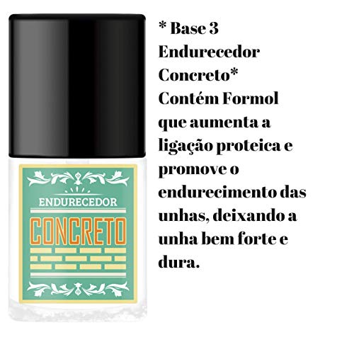 Esmalte Tratamento Top Beauty 7ml SOS Unhas - Concreto, Top Beauty