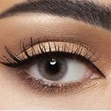 ANESTHESIA farbige Kontaktlinsen ADDICT AZURE – Stark deckende Monatslinsen für 6 Monate in Grau & Anthrazit, besonders natürliches Ergebnis für dunkle Augen - 1 Paar