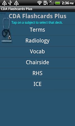 CDA Flashcards Plus
