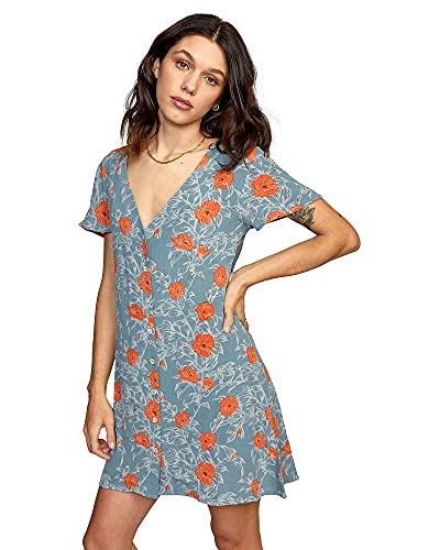 RVCA Women's Avery Woven Short Sleeve Dress - Image 3