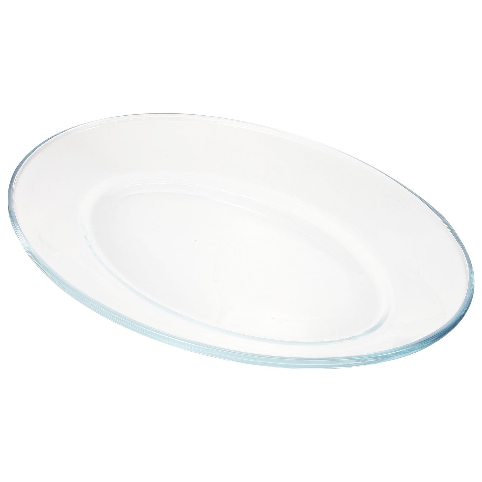 Servierplatte Vielseitig Einsetzbar aus Gehärtetem Glas Große Fischförmige Eleganter und Einfacher Glasteller Leicht zu Reinigen für Zuhause und Party