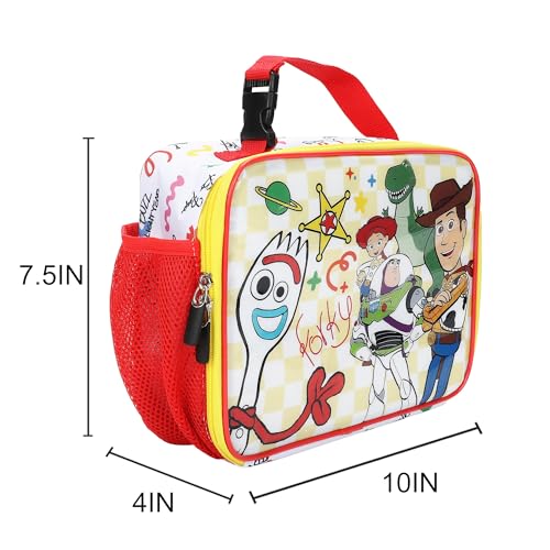 Image of Bioworld Toy Story Kids Lunch Bag with Reverse Printed PVC for School and On-the-Go Meals