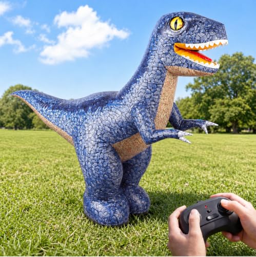 Remote Control Inflatable Dinosaur Toy for Kids Rechargeable Outdoor Toys