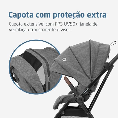 Maxi-Cosi, Carrinho de Bebê Leona², Select Grey