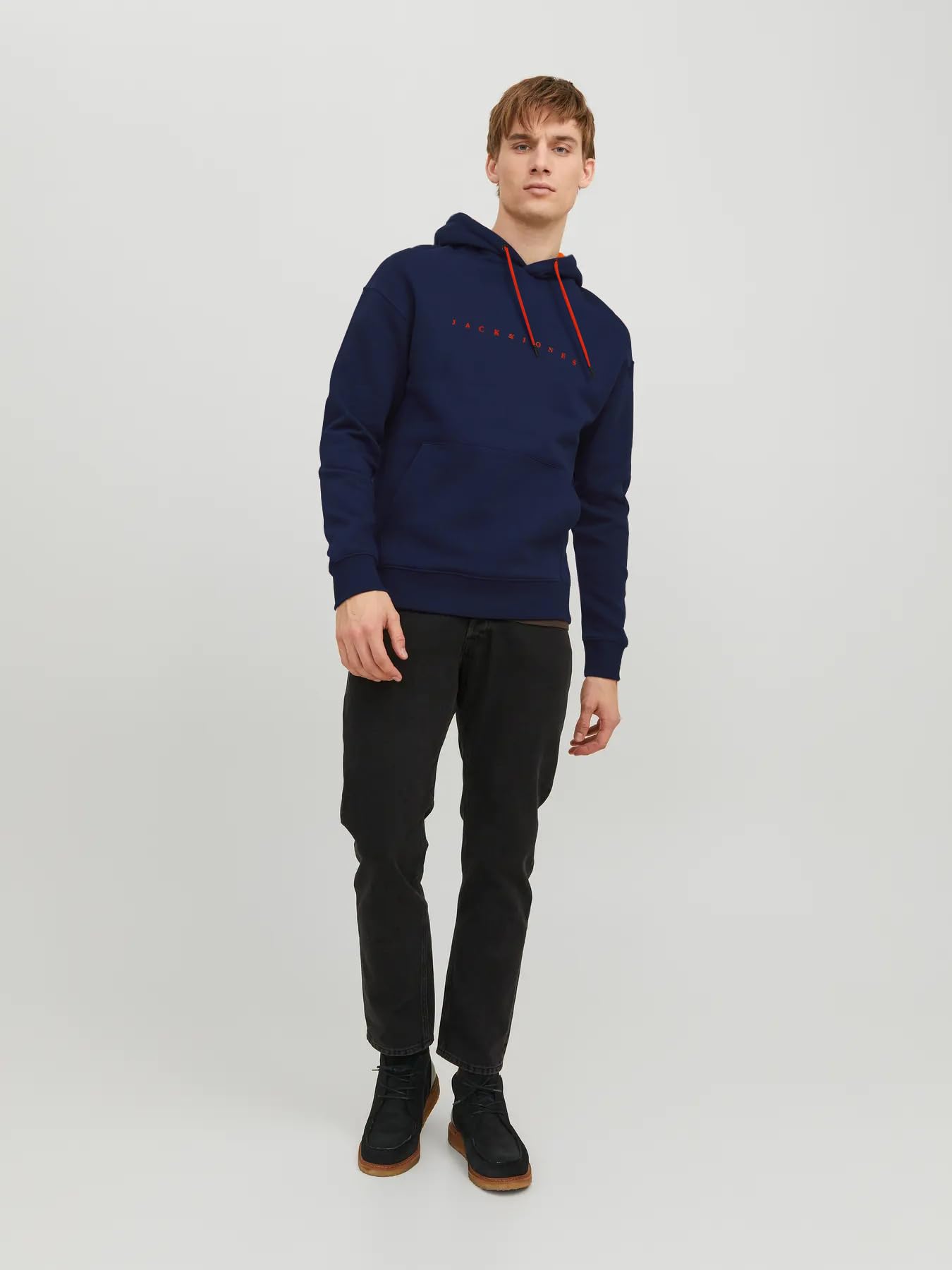 Jack & Jones Sweat Hood Jjestar JJ Sudadera con Capucha Noos Pls para Hombre