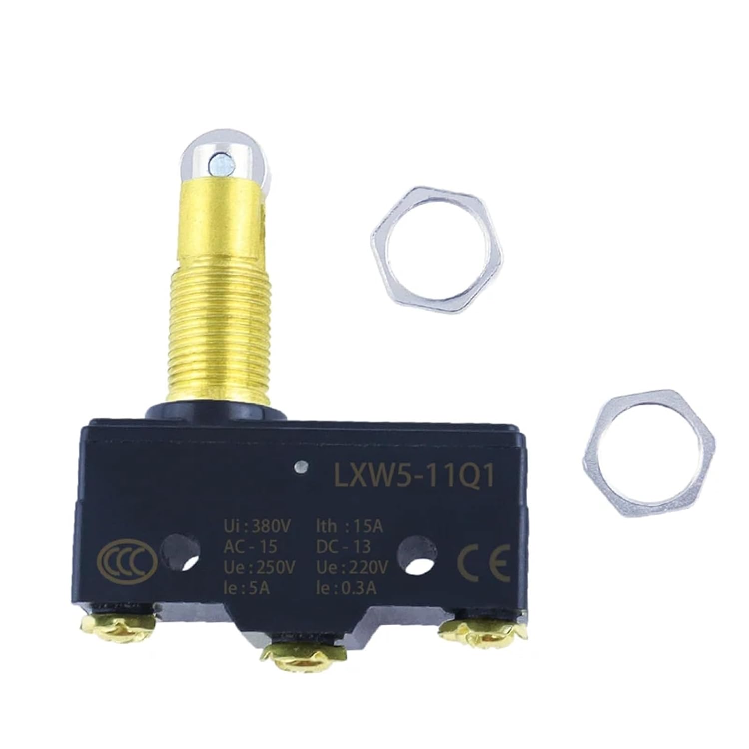 Inching Switch LXW5-11Q1 Travel Limit One Open Closed Self Reset 1NO 1NC 1Pcs