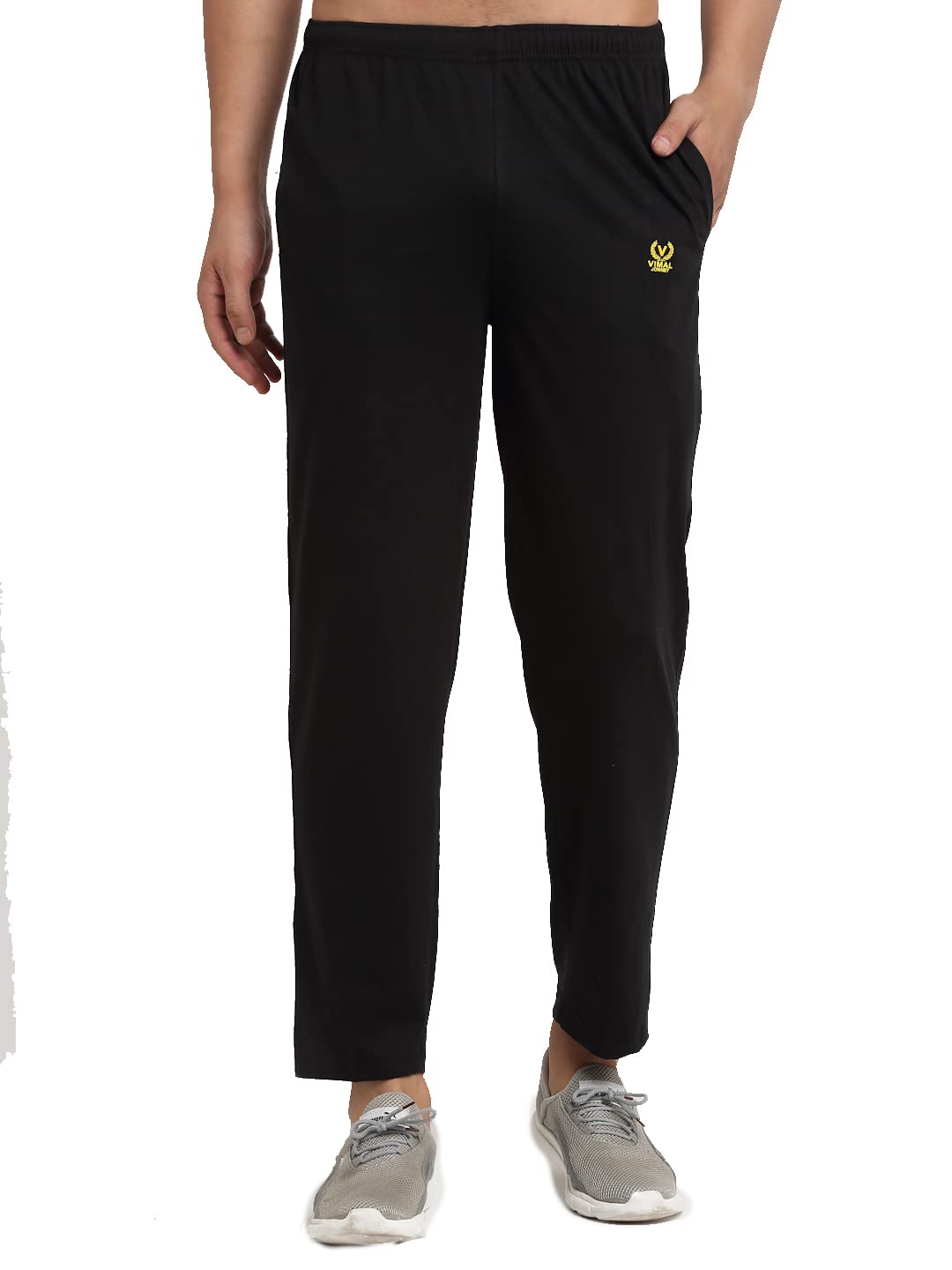 Men's Regular Fit Track pants-DD10_BLK__1-P-image-47