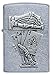Zippo Dead Mans Hand Emblem Design Pocket Lighter