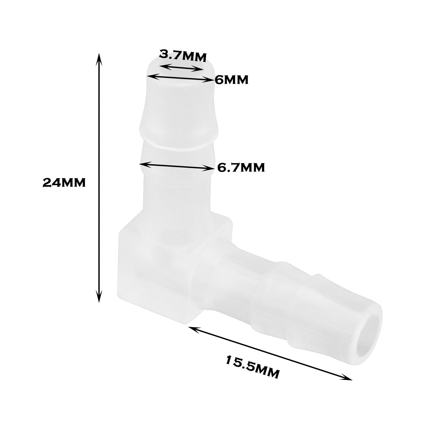 10 Pi¨¨Ces Raccord De Tuyau En Plastique, Connecteur Droit