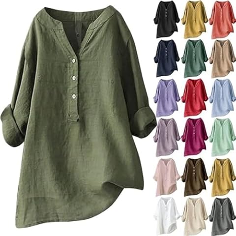 Chemise Lin Femme VNBUY Cover