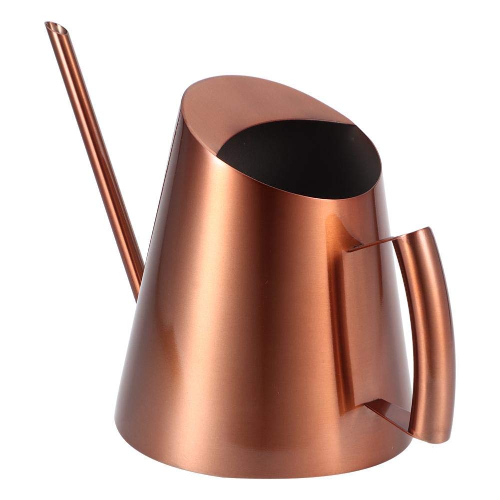 Konewka Konewka ze stali nierdzewnej, mini metalowa konewka do użytku wewnątrz i na zewnątrz z długą wylewką dla dzieci Kwiaty Bonsai Rośliny w ogrodzie Patio w biurze domowym (Color : 1500ml)