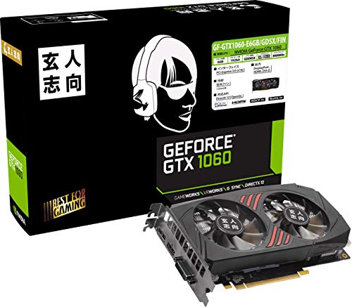 NVIDIA GTX1060 6gb デュアルファン Amazon | 玄人志向 NVIDIA GeForce GTX 1060 搭載 グラフィック