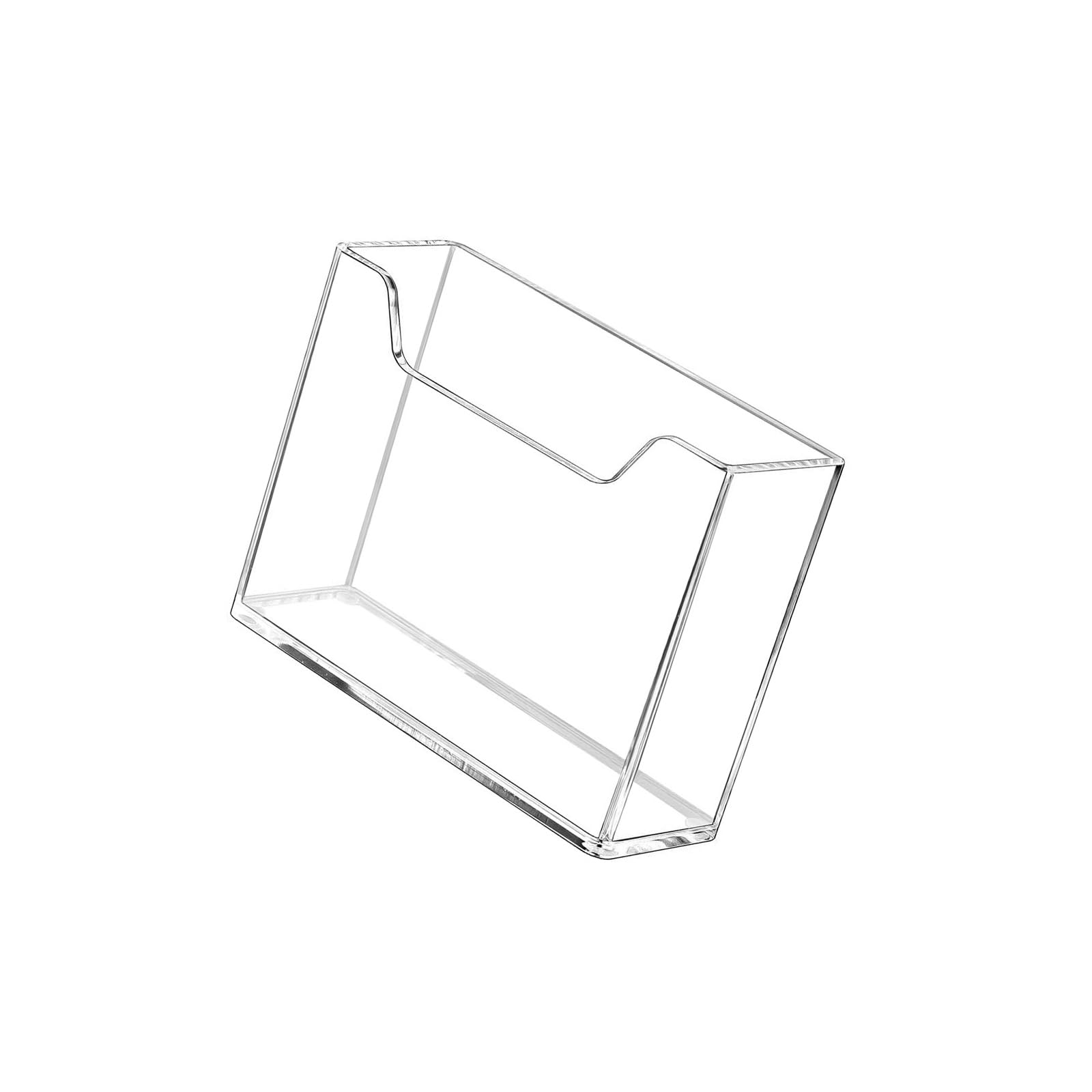 Transparent Acrylic Tissue Paper Dispenser Vertical Space Efficient Tray for Kitchen Bathroom Countertop Acrylic Bathroom Counter Organizers
