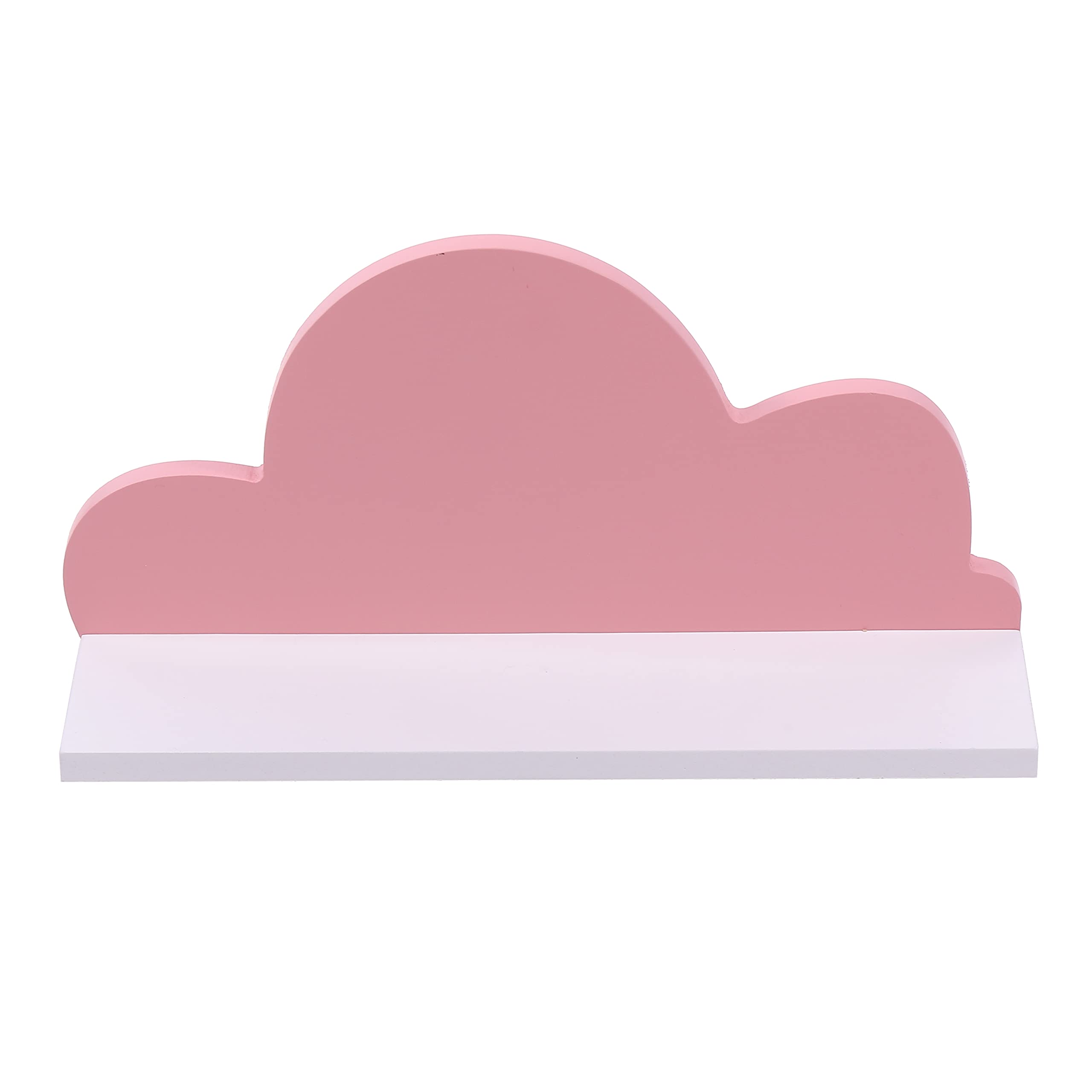 Mensola a forma di nuvola rosa