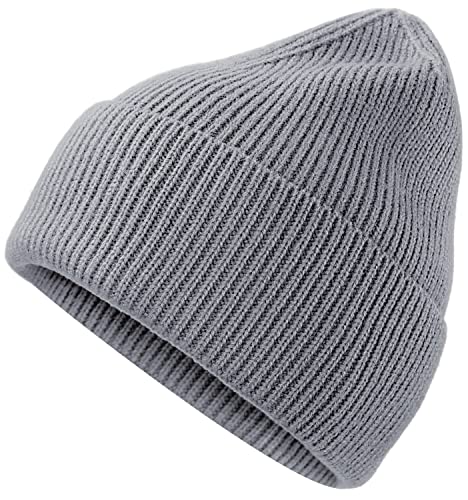 MOBIUSPHY Gorro de Invierno para Hombre y Mujer Gorro de Lana para Invierno diseño clásico Moderno Suave elástico Gorro Transpirable Cover