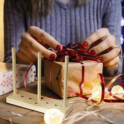 ISTOYO Easy Bow Maker for Ribbon and Wreaths, Easy Ribbon Bow Craft Tool for Christmas Gifts, Halloween Decoration, Greeting Cards, Wreaths and Fall Decoration