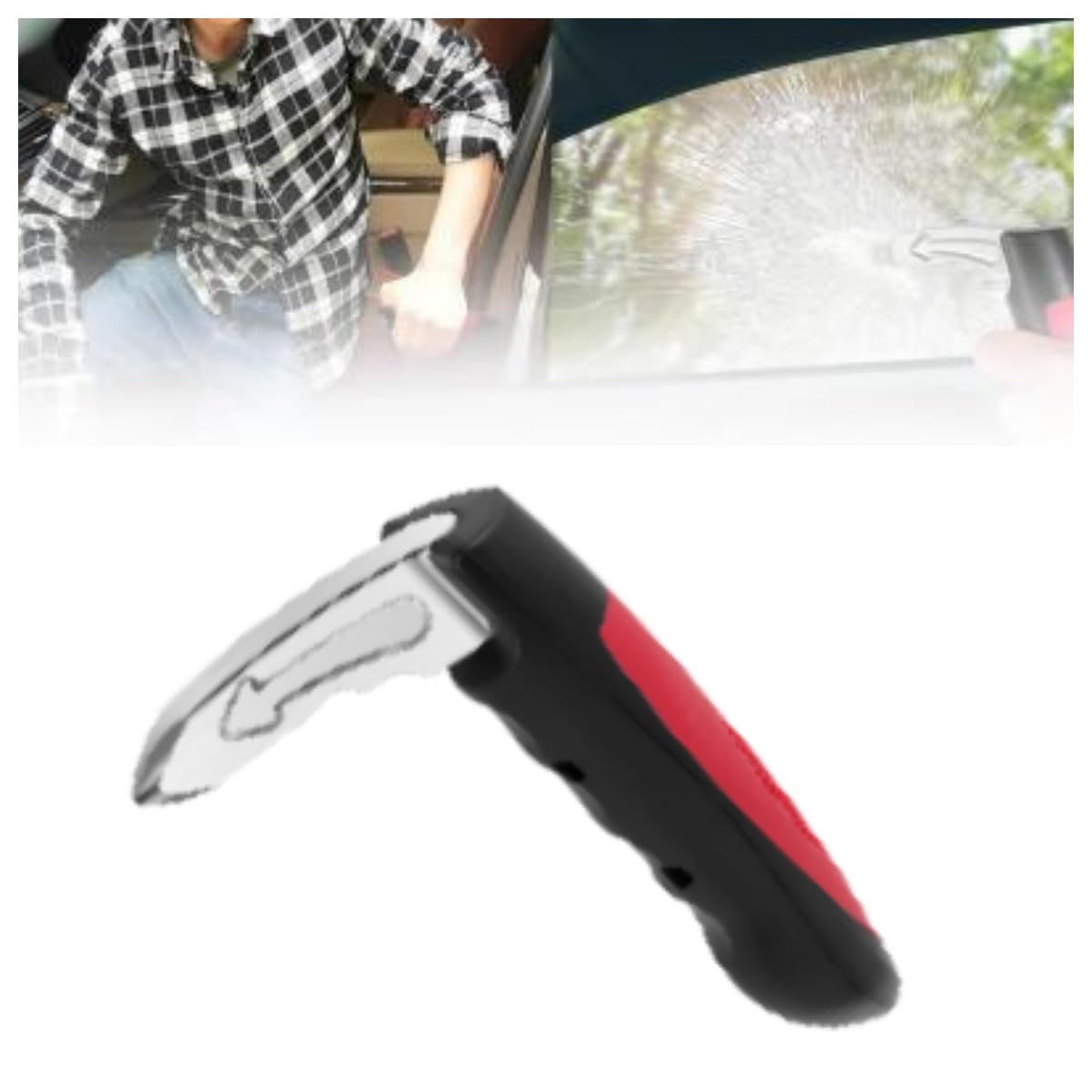 ONEMAJI Car Handle Assist Support Handle for OPEL GRANDLAND 2025 2026 Mild-Hybrid, Car Door Latch Handle for Seniors and Handicapped Mobility Aid for Elderly Support,Red