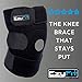 EzyFit Knee Brace Support For Arthritis, ACL, LCL, MCL, Sports Exercise, Meniscus Tear Injury Recovery - Side Stabilizers Open Patella - Best Comfort Fit Adjustable Neoprene Wrap - 3 Sizes