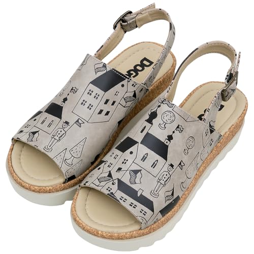 Image of DOGO Platform Sandals Women - Vegan and Handmade Wedge Sandals for Women