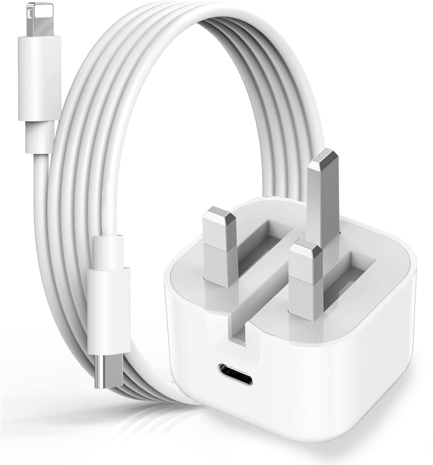 iPhone 20W USB C Fast Charger, USB C Fast Charger Plug 20W and 1M