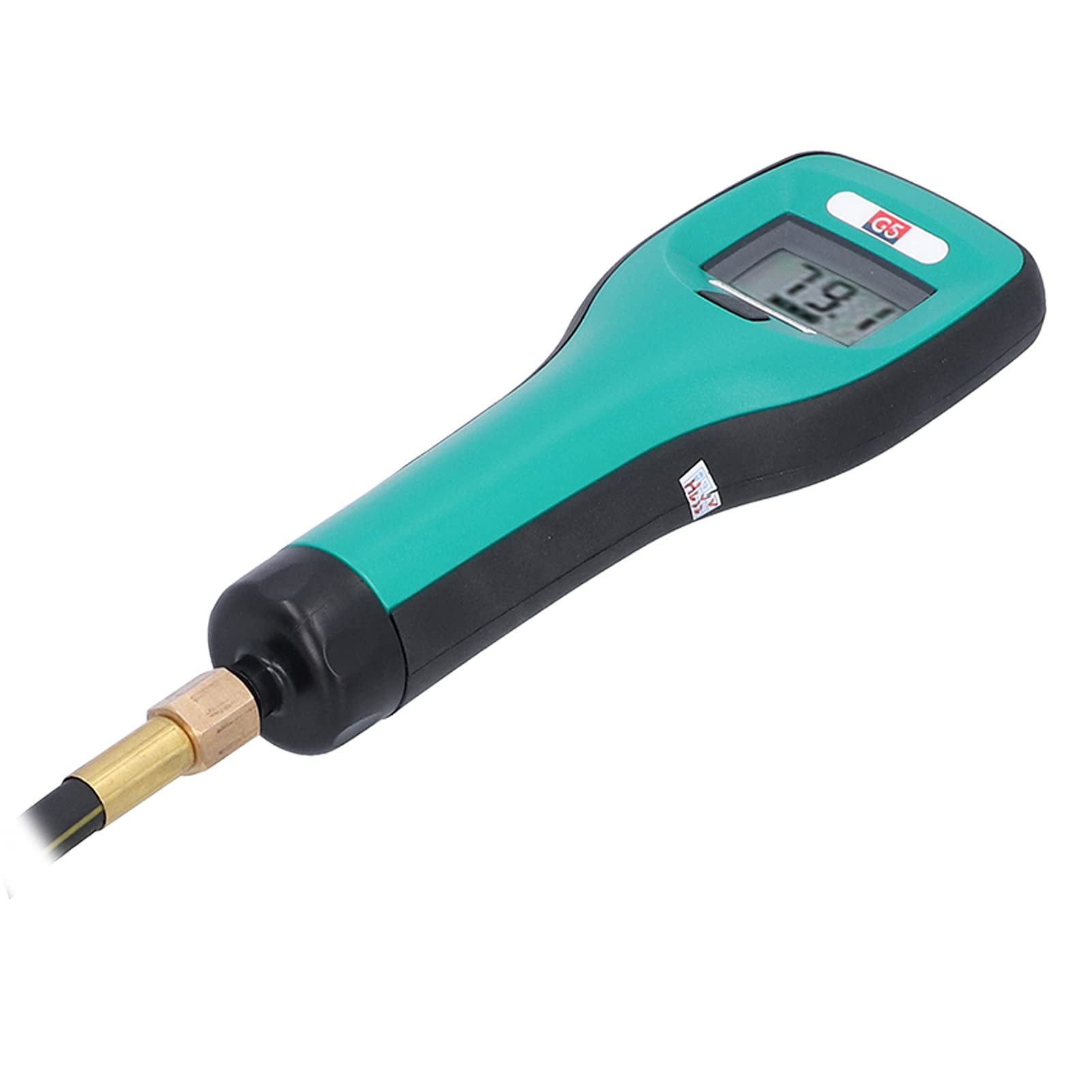 Analizador de Nitrógeno Portátil, Detector de Gas ABS de Aleación de Acero y Caucho para Probar la Pureza de los Neumáticos del Automóvil, con Función de Apagado Automático,