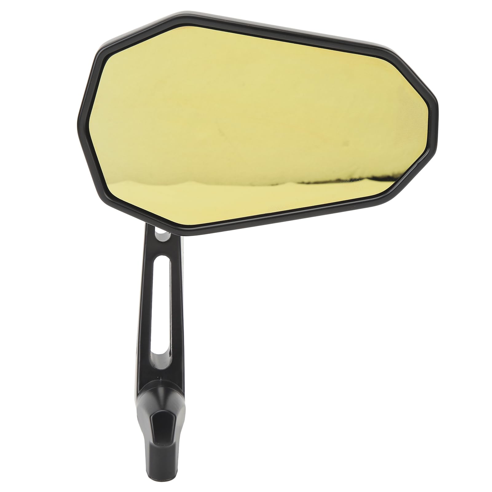 Tbest Para Lusterek Wstecznych Motocykla Obrotowe Lusterko Boczne do Cb1000R Shadow Xl1000V Srebrne Skrzydło z żółtym Szkłem Materiał o Wysokiej Wytrzymałości, Szersza przejrzystość, łatwa