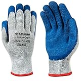 Lakeland SpiderGrip 7-1506 Dipped Latex Coated Palm, Slip Resistant, Knit Work Glove, Grip, Small,...