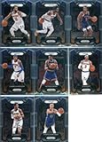 2023-24 Panini Prizm Veteran New York Knicks Team Set of 8 Cards: Jalen Brunson(#9), Julius Randle(#18), Immanuel Quickley(#33), Carmelo Anthony(#186), Patrick Ewing(#188), Josh Hart(#260), RJ Barrett(#263), Donte DiVincenzo(#280) - Sportscard Superstore