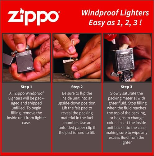 Encendedor Zippo Black Ice Grabado miniatura 2