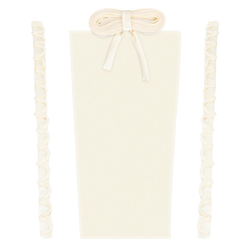 BENECREAT Kit Fermeture à Glissière Robe De Mariée 47,5 Cm - Lacets Dos Corset Beige