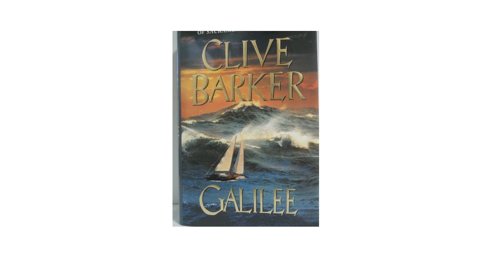 洋書 Galilee - Clive Barker - signed Galilee by Clive Barker, Signed - AbeBooks