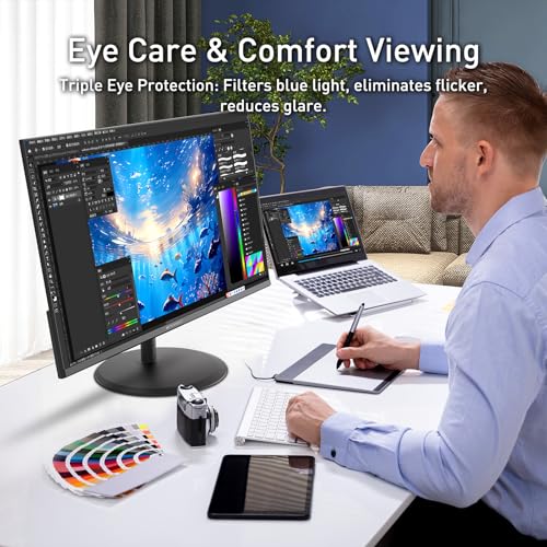 Image of SANSUI 22 Inch 120Hz Monitor, FHD Computer Monitor 4000:1 Contrast Ratio with Adaptive Sync, HDR 100% sRGB, HDMI x 2, VESA Mount, Eye Care for Home /Office (ES-22X3AH, One HDMI Cable Included).
