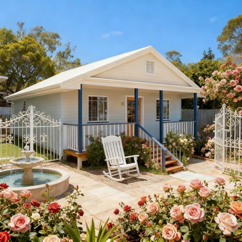 Durable Portable Prefab Tiny Home 20FT 40FT Foldable Container House with Bedroom and Kitchen Modern Modular Tiny House for Mountain Getaway, Guest Suite or Small Families