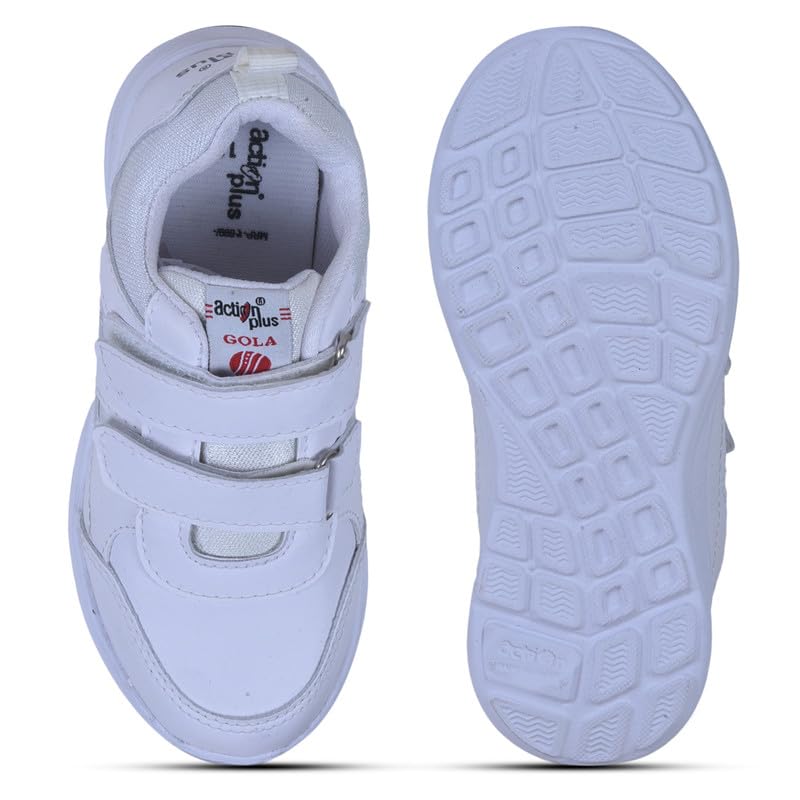 Image of ACTION School Shoes for Boys & Girls - Eva Sole Ultra Lightweight, Extra Cushion Footbed, Durable, Long-Lasting, Anti-Germ Technology for Odour-Free Comfort, Men's Size 11 UK Also Available