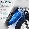 PEXMOR Electric Bike for Adults,750W BAFANG Motor 48V 14AH Removable LG Battery Ebike, 32MPH 26" Fat Tire Adult Electric Bicycle, Electric Mountain Bike Snow Beach Commuter E-Bike,7 Speed #1