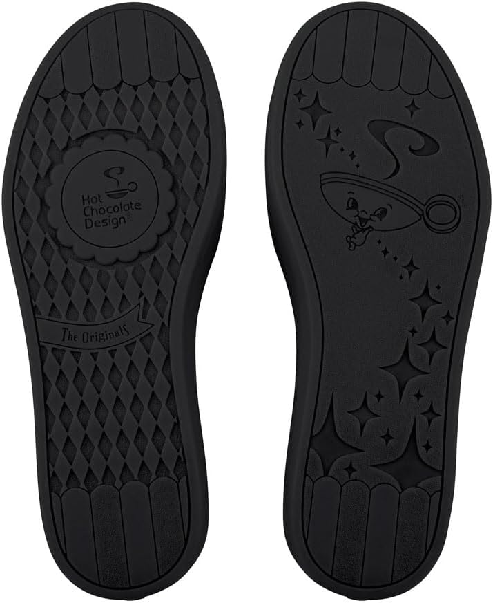 Hot Chocolate Design Women’s Sneakers – Artistic Printed Uppers, Lace-Up Style, Cushioned Removable Insole, Non-Marking Rubber Sole