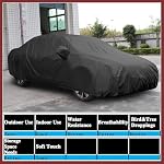 Car Cover Waterproof All Weather for Car, Full Car Cover Rain Sun Protection Universal Fit for Sedan 178''-185'' Replace Parts
