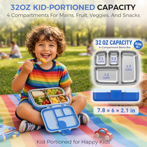 Fineyorker Kids Stainless Steel Bento Box