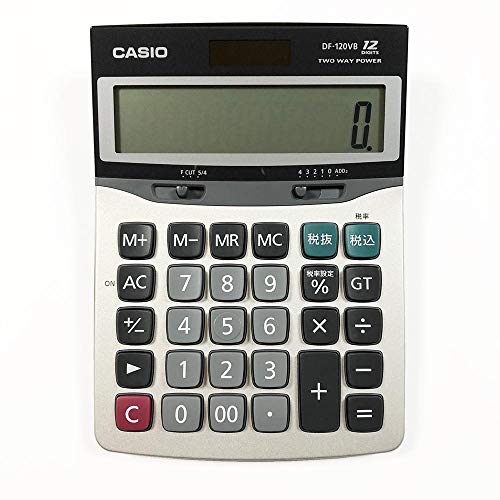 カシオ デスクサイズ電卓 特大表示 DF-120VB-N