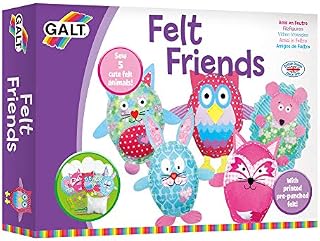 Galt Toys, Felt Friends, Sewing Kit, Kids' Craft Kits, Ages 6 Years Plus
