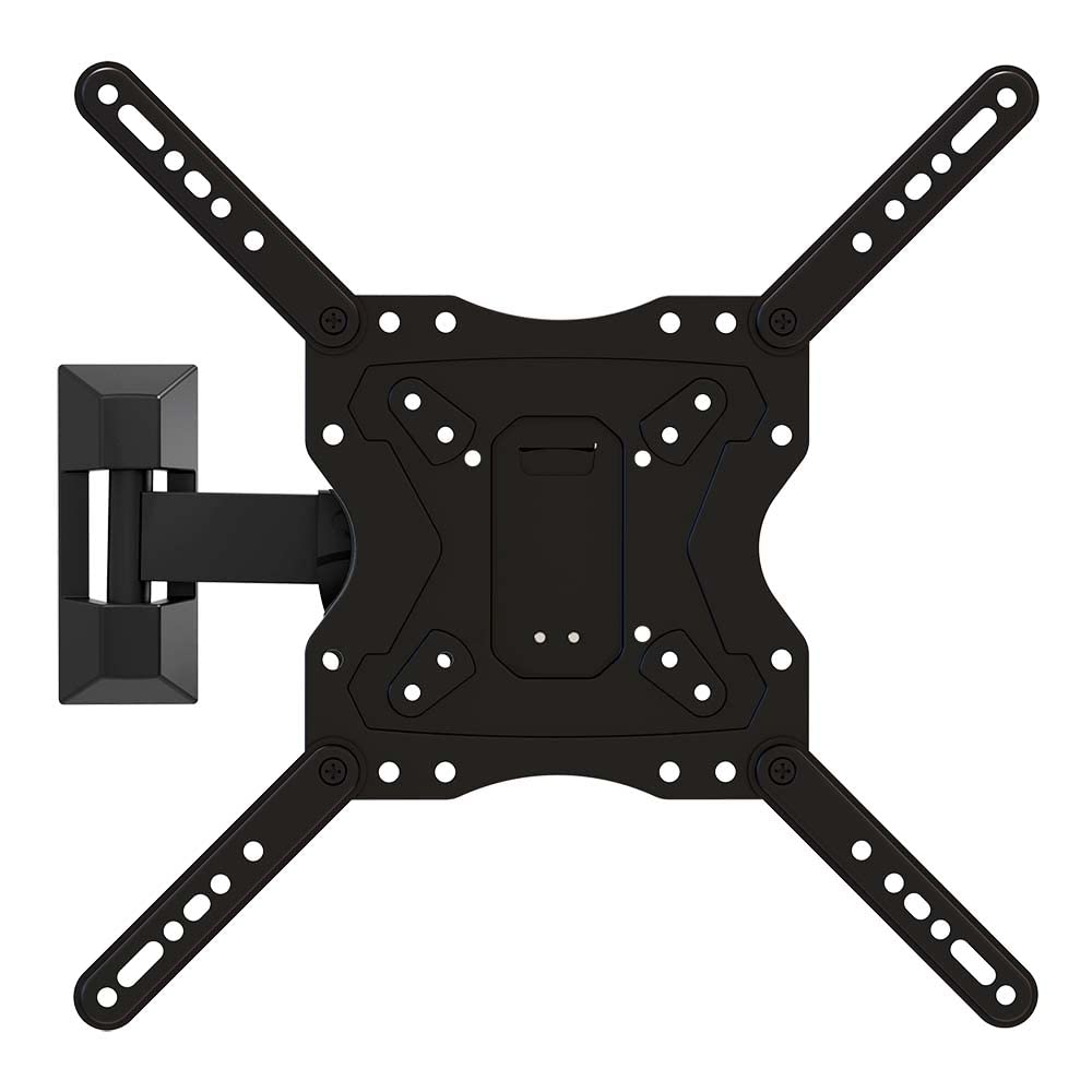 ELG Full Motion TV Wall Mount for TVs 26'' to 65'', Holds up to 66.1lbs, Articulating Arms Swivels Tilt Extension, Max VESA 400x400mm, FULL40, Steel, Black