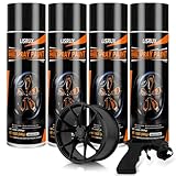 4-Pack High Gloss Black Wheel Sp