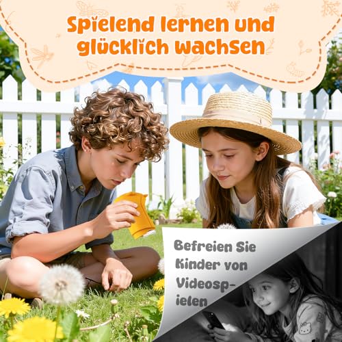 Yidoroye Mikroskop für Kinder, 1000X&2.4 HD Bildschirm Digitales Mikroskop für Kinder Spielzeug ab 3 4 5 6 7 8 Jahren Kindermikroskop Geschenk Junge 3-10 Jahre Taschenmikroskop Geburtstagsgeschenk