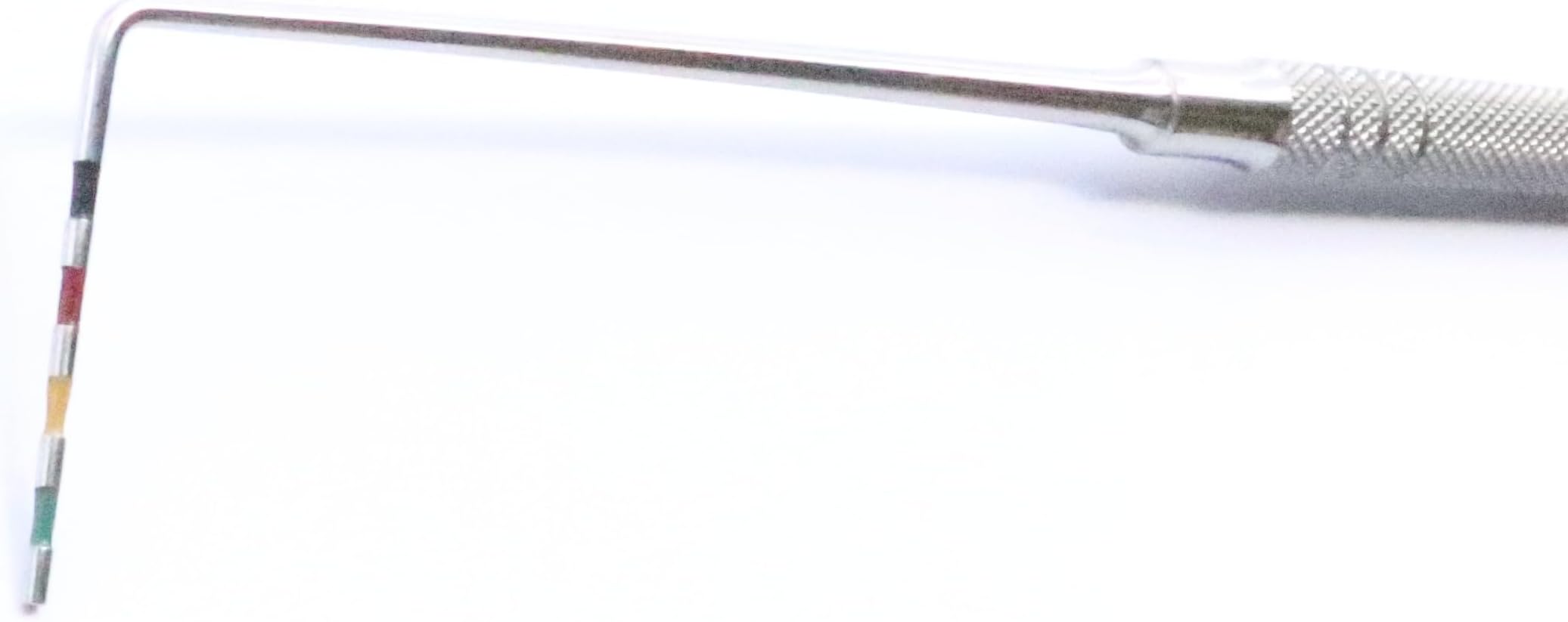 Periodontal Probe Banded for Equine Dentistry Picks Horse Dentistry Horse Dental Picks and Probes 2mm Tip Stainless Steel 19' Long which is Designed to be Easy to use for All Veterinarians.