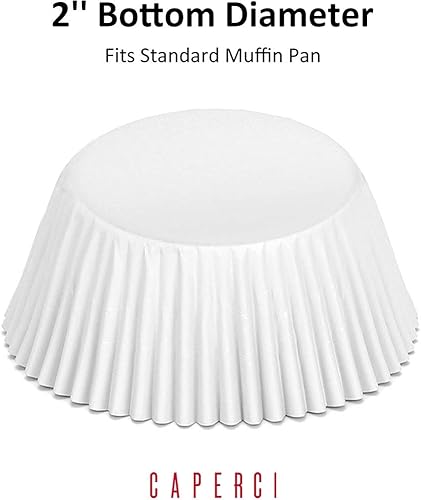 Vista 26 de Caperci Aqua Sky Foil - Moldes para magdalenas de tamaño estándar, paquete de 150 unidades aguamarina (Aqua Sky)