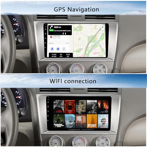Radio para auto compatible con Toyota Camry 2007-2011 miniatura 6